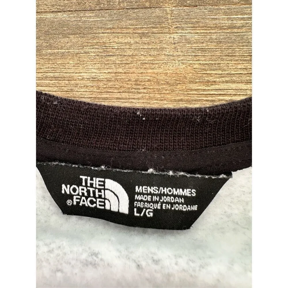 The North Face 92 Rage Fleece Crewneck Sweatshirt Black Aztec Print Men's Size L